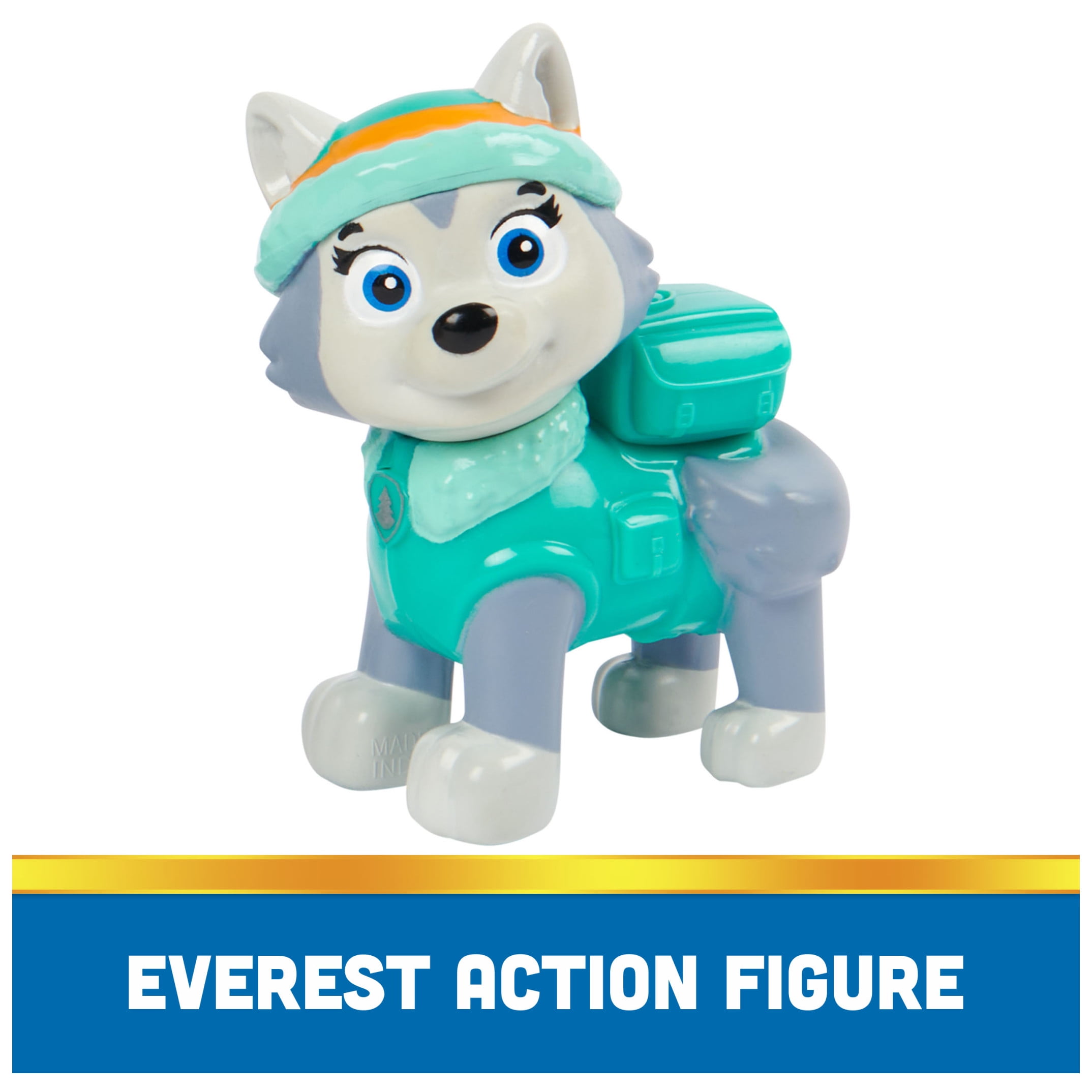 PAW Patrol, Everest’s Snow Plow Play Vehicle, Collectible Toy Car with Action Figure