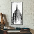 thumbnail image 4 of Epic Art 'Inverted Empire State Blueprint' by Ethan Harper, Acrylic Glass Wall Art, 12"x24", 4 of 8