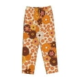 thumbnail image 4 of Goofa Hippie Ditsy Floral Printed Soft Pajama Pants for Women, Wide Leg Comfy Casual Lounge Yoga Pants-Large, 4 of 9