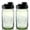 Black, variant on Brewing America Azure Standard Mason Jars 32 oz Wide Mouth Teal Glass Mason Drinking Jars with Lid Set of 2