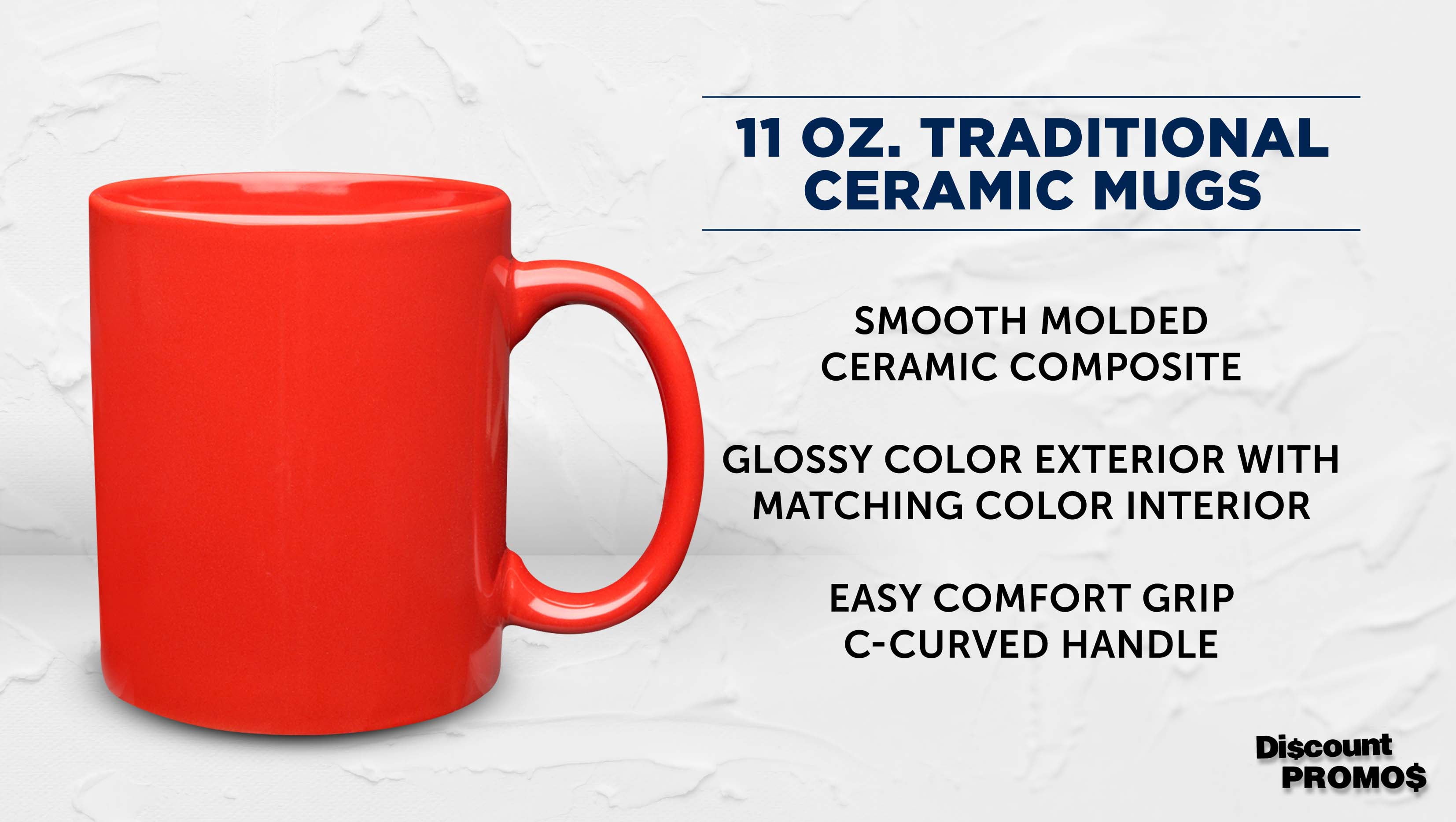 Ceramic Coffee Mugs 11 oz. Set of 10, Bulk Pack - Coffee cup set, Iced coffee  cup, Gaming mug - Red - Walmart.com
