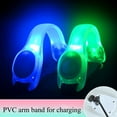 thumbnail image 5 of Adjustable Exercise Arm USB Rechargeable Safety Armband Illuminated LED Wristband For Night Running Cycling Jogging, 5 of 8
