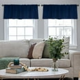 thumbnail image 5 of LALILO Kitchen Curtain Valance Starry Sky Night Star Space Rod Pocket Window Curtain 52"x 18" Set of 2, 5 of 7