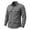 Gray, variant on Men's Cotton Twill Long Sleeve Shirt Jacket with Multi Pockets Utility Shacket (L)