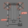 Power Squat Rack EONFITOmni Squat Cage Power Rack, Cable Crossover Pulley System ...