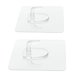 thumbnail image 5 of Adhesivo sin para Reutilizable Lavable Transparente Sunnimix 2 Claro 2pcs Gancho adhesivo, 5 of 8