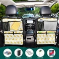 thumbnail image 5 of Yellow ducky seamless pattern Car Seat Back Kick Protectors,186 Pack Kick Mats with Storage Pockets for Vehicles to Protect from Dirt, Mud & Scratches, 5 of 5