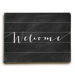 Art Welcome Sign - ArteHouse Decorative Wood Sign