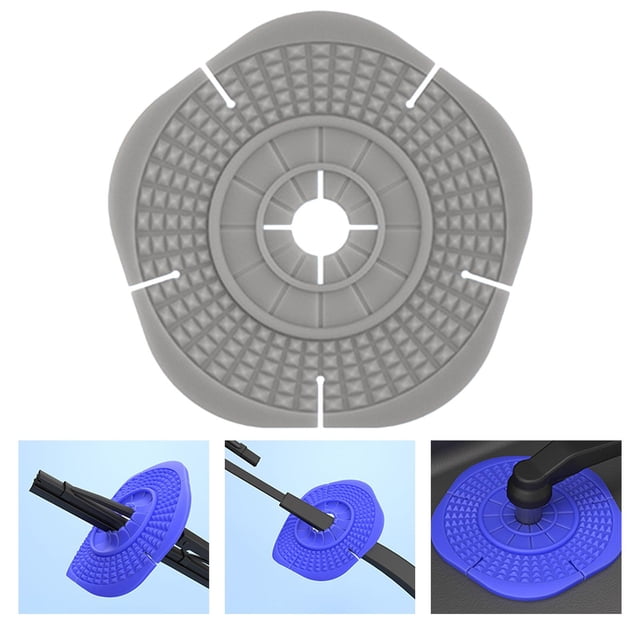Protector de agujero de limpiaparabrisas Soledad de silicona gris