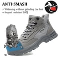 thumbnail image 2 of AUXDIQ Safety Trainers Men Women Steel Toe Cap Work Shoes Comfy Construction Industrial Sneakers, 2 of 6