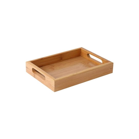 

Uorcsa Premium Tea Cup Tea Bamboo Tray Household Tray Wooden Hotel Restaurant Tray Bread Barbecue Tray