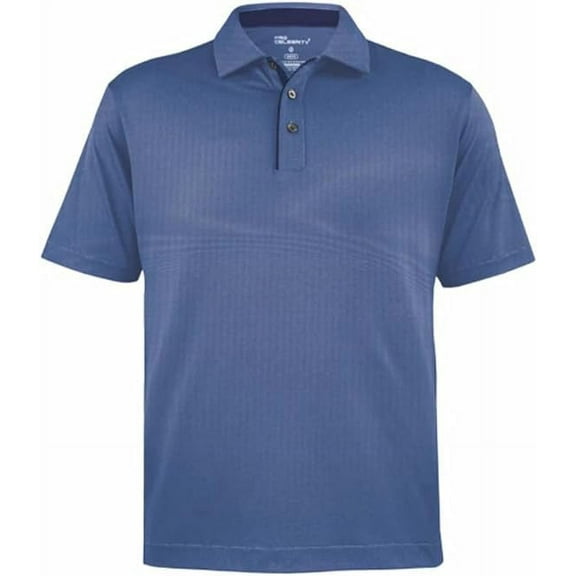 Pro Celebrity Men 717 Hampton Micro Stripe Short Sleeve Polo (NAVY, 4X-Large)
