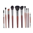 thumbnail image 3 of KONTONTY Makeup Applicator Set 10Pcs Makeup Brushes For Girls Professional Use 18x7x0.6in, 3 of 7