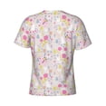 thumbnail image 6 of Vsdgher Cartoon Rabbit And Butterfly Print Men's Dry Fit Mesh Athletic Shirts Moisture Wicking Tennis T-Shirt Tops, 6 of 9