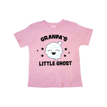 

Inktastic Cute Granpa s Little Ghost with Stars Gift Toddler Toddler Girl T-Shirt