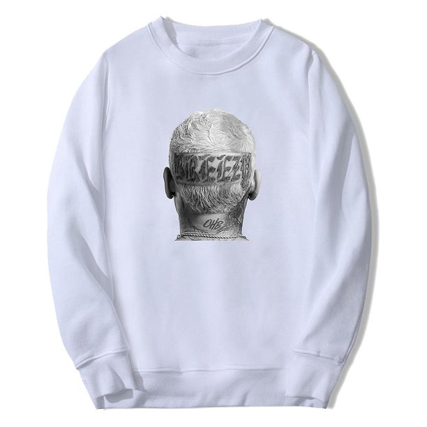 Chris Brown Breezy Merch Crewneck Long Sleeve Sweatshirts 2023 Hip Hop Rapper Women Men's Clothes