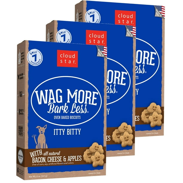 Cloud Star Itty Bitty Buddy Biscuits Bacon & Cheese 8 oz Dog Treats 3