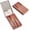 Red, variant on 5- Professional Makeup Brush Set with Mirror & Travel Case  Vegan Bristles for   Luxury - Box,Portable  Kit for Brides,Travel,-the-Go Touchups ()