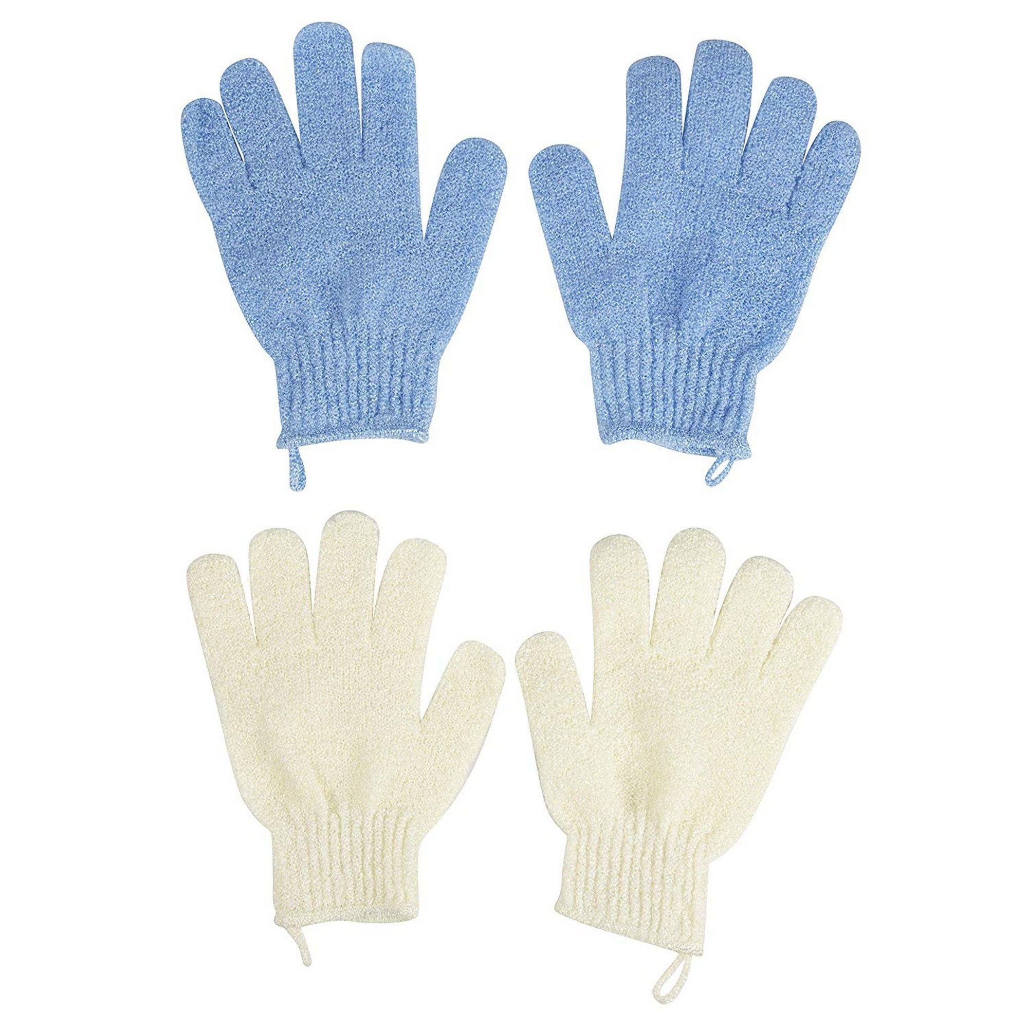 Exfoliating Gloves 6Pair Textured Bath Gloves for Exfoliation, Dead