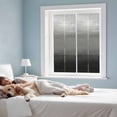 thumbnail image 4 of Black Grey Ombre Window Privacy Film, Modern Abstract Art Texture Static Cling UV Sun Blocking Tint Film Heat Control Windows Films for Bedroom Bathroom, Window Stickers 17.7"x39.3", 4 of 8