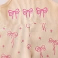 thumbnail image 6 of Rompers for Girls Exquisite Bow Sleeveless Square Neck Girls Strap Jumpsuit with Pocket Outdoor Daily Play Outfit, 6 of 8