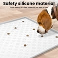 thumbnail image 5 of Oversize Silicone Pet Feeding Mat for Dogs and Cats, High-Lips Pet Placemat Non-Slip Waterproof Bowl Mats, Puppy Dish Tray Mat Suitable for Small Medium Large Pets, White, 5 of 8