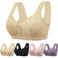 thumbnail image 7 of ‌2025 Trendy Printed Bra for Women - Front-Closure No Wire, Wide Strap & Soft Cup for Easy Wear, 7 of 7