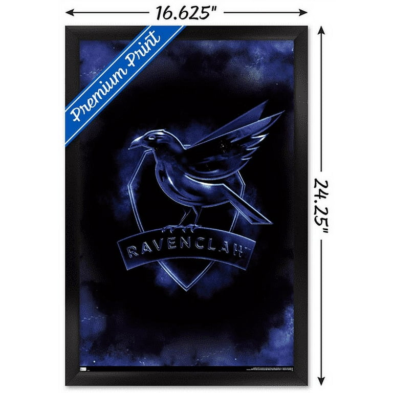 Harry Potter - Ravenclaw Crest Magic Wall Poster, 14.725 x 22.375, Framed  