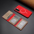 thumbnail image 6 of Decase Premium Flip Magnetic Wallet Case Compatible with Samsung Galaxy A26 5G, Shockproof RFID Wallet Protection Cover with Credit Card & Cash Slot,PC+TPU & PU Leather Hybrid Back Cover,Red, 6 of 12