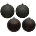 thumbnail image 1 of Vickerman N595484A 1.6 in. Gunmetal 4 Finish Assorted Color Christmas Ornament Ball - 96 per Box, 1 of 1