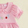 thumbnail image 6 of Toddler Baby Girls Clothes For 2t 3t 4t 5t 6t Girls Cute Summer Short Sleeve T Shirt Tops Shorts Clothes Sets Baby Girls Outfits 7t Children,Comfy 5-6 Years, 6 of 6