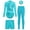 Blue Green, variant on YiZYiF Girls 4Pcs Active Training Clothes Set for Gymnastics Figure Skating Dance Ballet Leotard Unitard Black 16