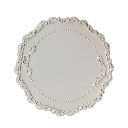 

Elainilye High Temperature Insulation Pad Silicone Anti-scalding Table Mat Household Thickening Pad Bowl Pad Embossed Flower Patterned Placemat Great Deals on Home and Garden Furniture