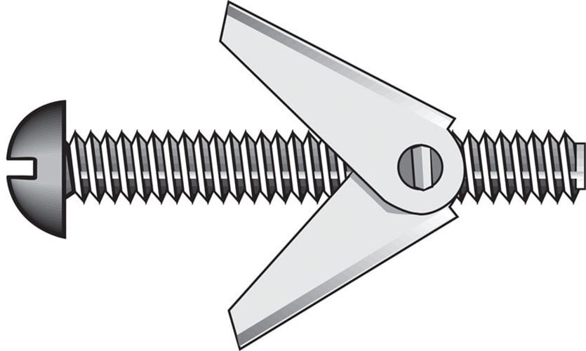 1/8 X 4-Inch by The Hillman Group The Hillman Group 5025 Toggle Bolts 1/8 X 4-Inch by The Hillman Group The Hillman Group 5025 Toggle Bolts