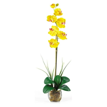 Nearly Natural Liquid Illusion Single Phalaenopsis Silk Flower
