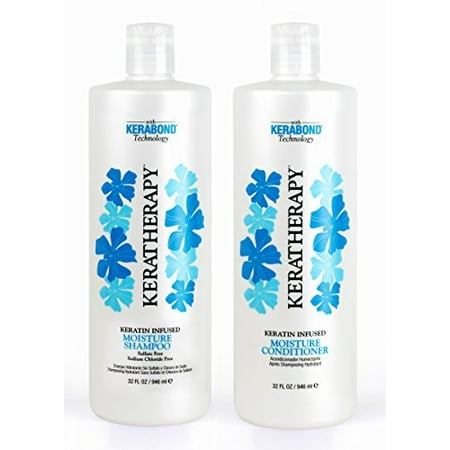 - Keratherapy Keratin Infused Moisture Shampoo & Conditioner 32 oz DUO!