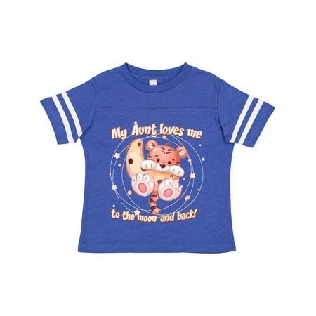 

Inktastic My Aunt Loves Me Tiger Gift Toddler Boy or Toddler Girl T-Shirt