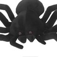 thumbnail image 4 of Plush Spider Doll Lifelike Decorative Soft Throw Pillow Stuffed Animal Doll for Halloween Home Black 25x40cm / 9.8x15.7in, 4 of 4