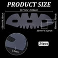 thumbnail image 3 of 24 piezas de insertos de plástico para gorras de béisbol, moldeadores transparentes, soporte para ala de sombrero, 3 of 9