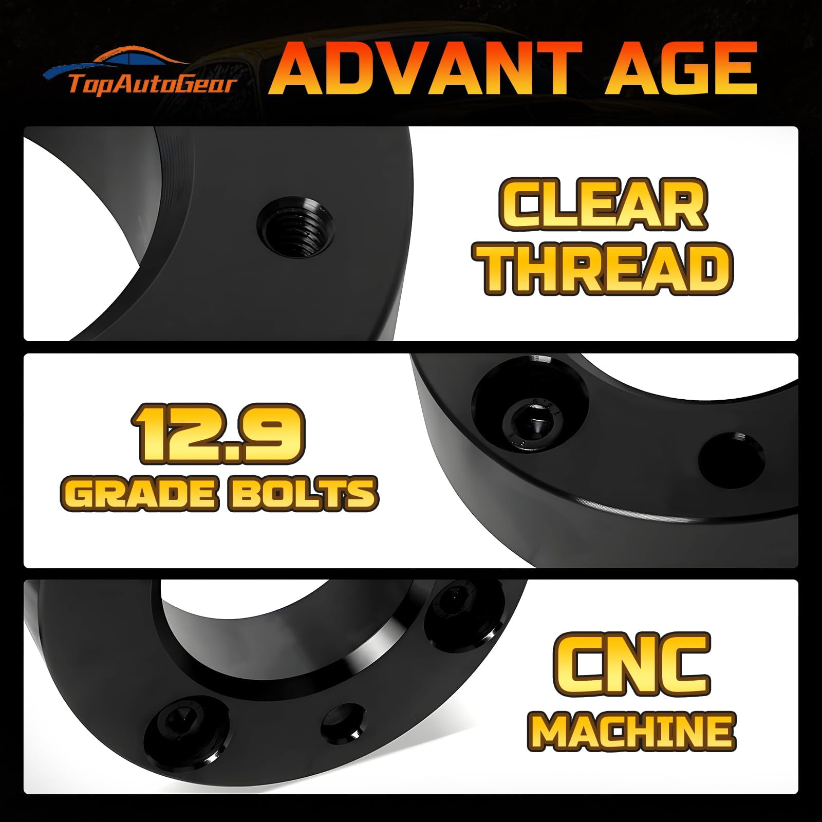 2" Leveling Kit Compatible with 2007-2024 Chevy Silverado 1500 Avalanche Suburban Tahoe | GMC Sierra Yukon XL1500