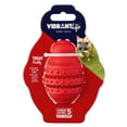 Vibrant Life Treat Buddy Dog Toy, Red, Small, 3.5"