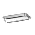 thumbnail image 2 of YaoZQ Small Stainless Steel Toaster Oven Tray & Baking Sheet Pan. A Heavy-Duty, Non-Toxic Metal Pan For Roasting, Broiling & Cooking. Rimmed Cookie Sheet & Jelly Roll Pan. (9x5 Inch), 2 of 5