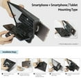 thumbnail image 2 of FEELWORLD FEELWORLD TP2A Universal Teleprompter for DSLR & Smartphone, Compact Live Streaming Tool with Magnetic Phone Clip, 8 Adapter Rings, and Remote Control (Battery Not Included), 2 of 6