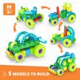 thumbnail image 2 of Engino STEAM Labs Junior- Learning About Vehicles, STEM Building Set for Kids Ages 3+ (5 Models to Build), 2 of 9