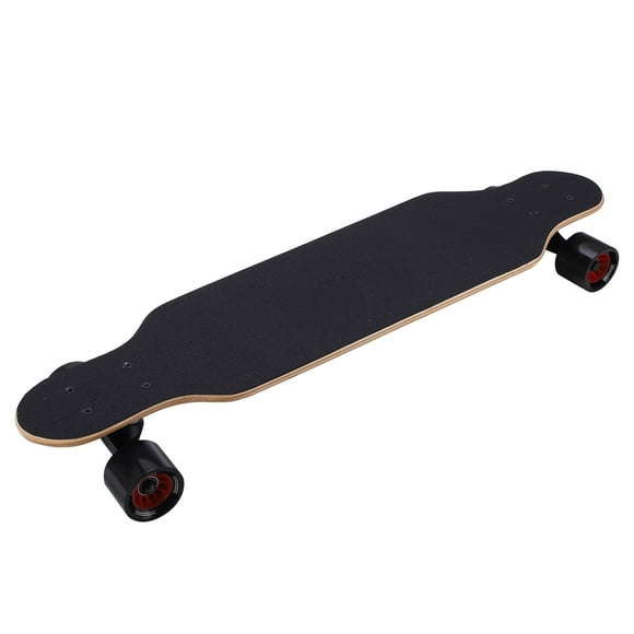 Four Wheel Longboard, High Load Skateboard High Speed Wear Resistant Maple Low Noise High Strength For Outdoor Sports