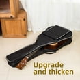 thumbnail image 4 of 41-Inch Waterproof Oxford Fabric Guitar Backpack with Cotton Lining, Thickened Shoulder Straps for Comfortable Carrying, Durable Storage Case for Acoustic Guitars, Ukuleles & Mandolins, Ideal for, 4 of 5