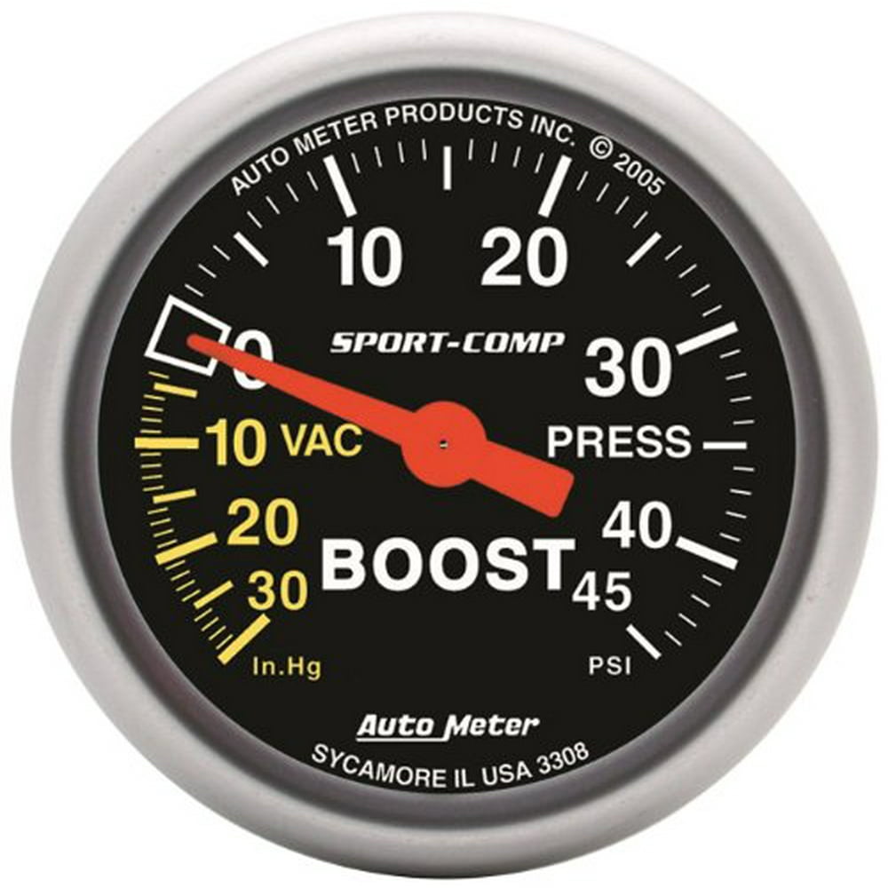 Auto Meter 3308 Mechanical Boost/Vacuum Gauge