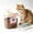 Beige, variant on Pet Food Storage Container,Airtight Moisture-Proof Bin with 250ml Scoop for Dog & Cat Kibble