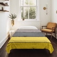 thumbnail image 4 of Yellow Grey Large Tapestry for Bedroom Wall Hanging Tapestry,Vintage Stripe Farmhouse Wood Grain Ombre Ceiling Backdrop Tapestries Poster Blanket Wall Decor for Teens Room Living Room Dorm 86" x 104", 4 of 8