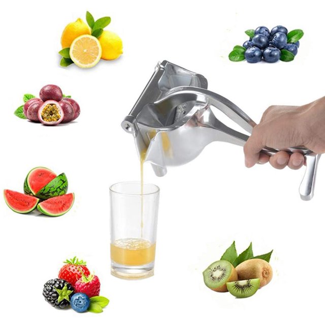 Bkuxy Manual Juice Squeezer Aluminum Alloy Hand Pressure Juicer Pomegranate Orange Lemon Sugar Cane Juice Fresh Juice Fruit Juicer